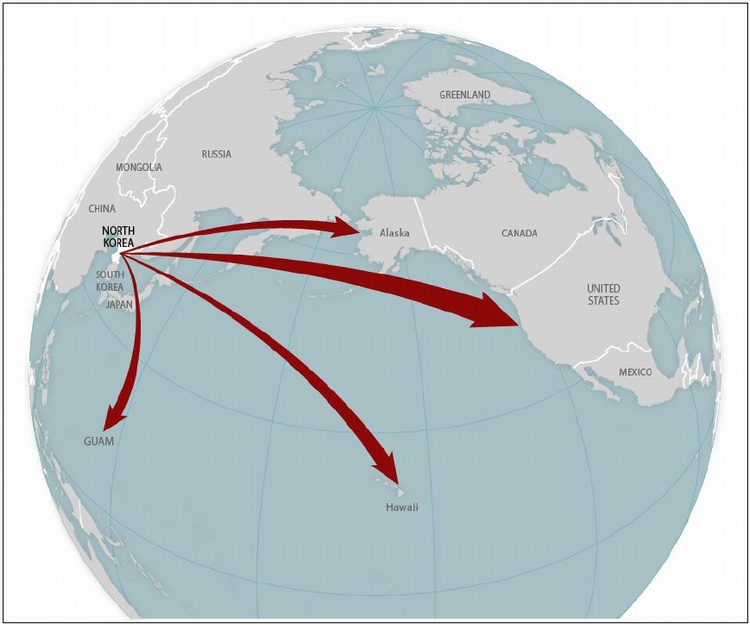 Range Estimates Based on North Korea's July 2017 Missile Tests